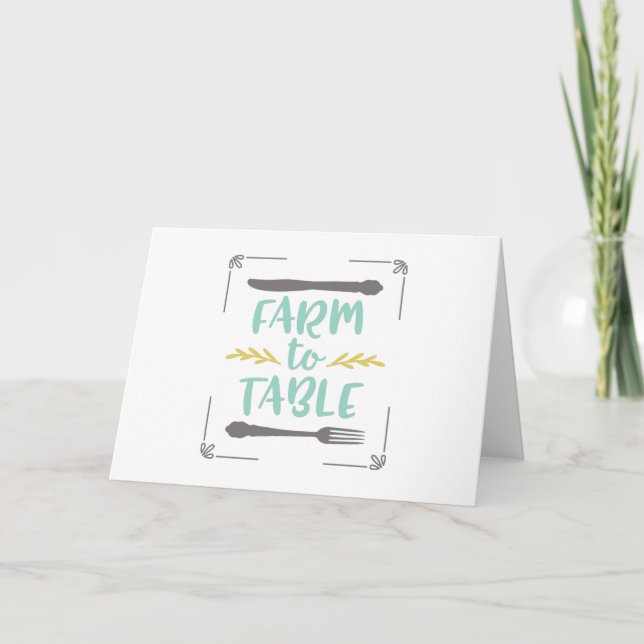Tarjeta Granja a tabla (Anverso)
