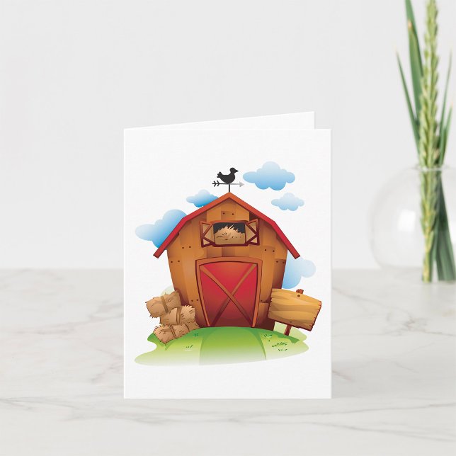 Tarjeta Granja de campo con veleta (Subido por el creador)