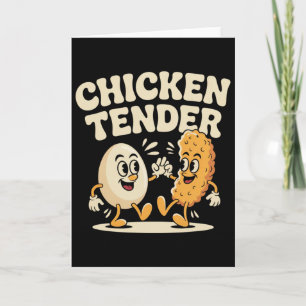 Tarjeta Granja de crianza de pollos tiernos huevos de Fife