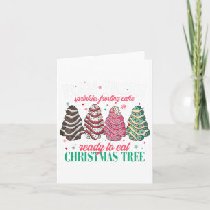 Tarjeta Granja Fresca Árbol de Navidad Navidad Navidad Fam