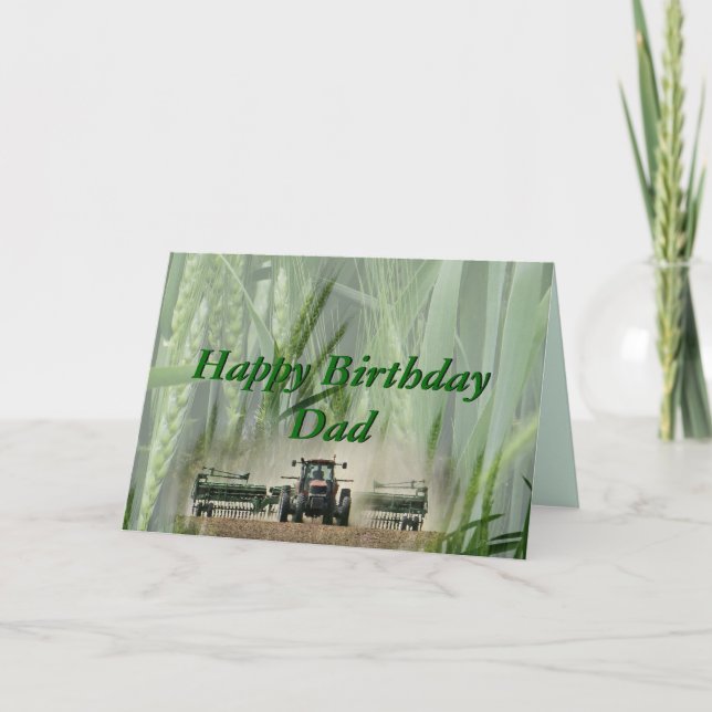 Tarjeta Granjero de trigo de Kansas 2862-2 (Anverso)