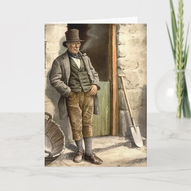 Tarjeta Granjero irlandés (Anverso)