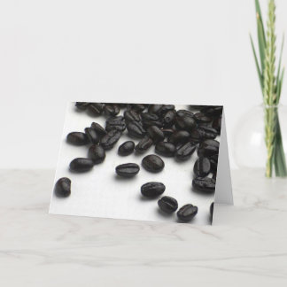 Tarjeta Granos de café