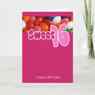Tarjeta Granos dulces 16 frijol