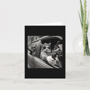 Tarjeta Grap de papá, gato, gato, gato enganchado