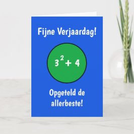 Tarjeta Grappige verjaardagskaart voor 13e verjaardag
