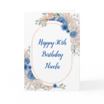 Grasa Boho Blue Pampas