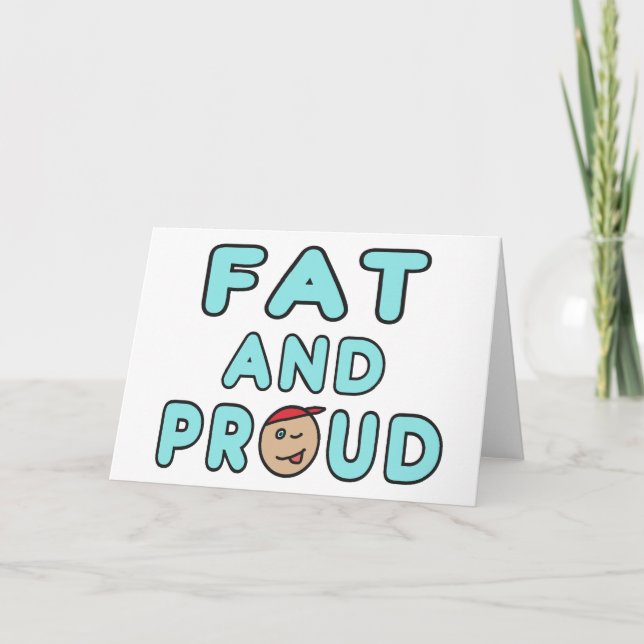 Tarjeta Grasa Y Orgullo (Anverso)