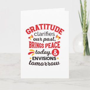 Tarjeta Gratitud Aclara Nuestro Pasado – Arte Inspirador