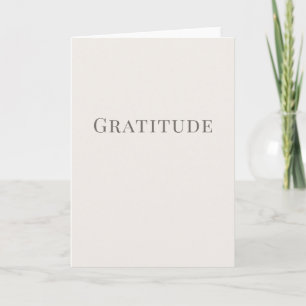 Tarjeta Gratitud – Diseño de tipografía minimalista