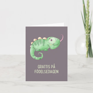 Tarjeta Grattis på födelsedagen, cumpleaños de Suecia