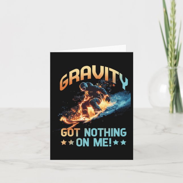 Tarjeta Gravity No Tiene Nada No (Anverso)