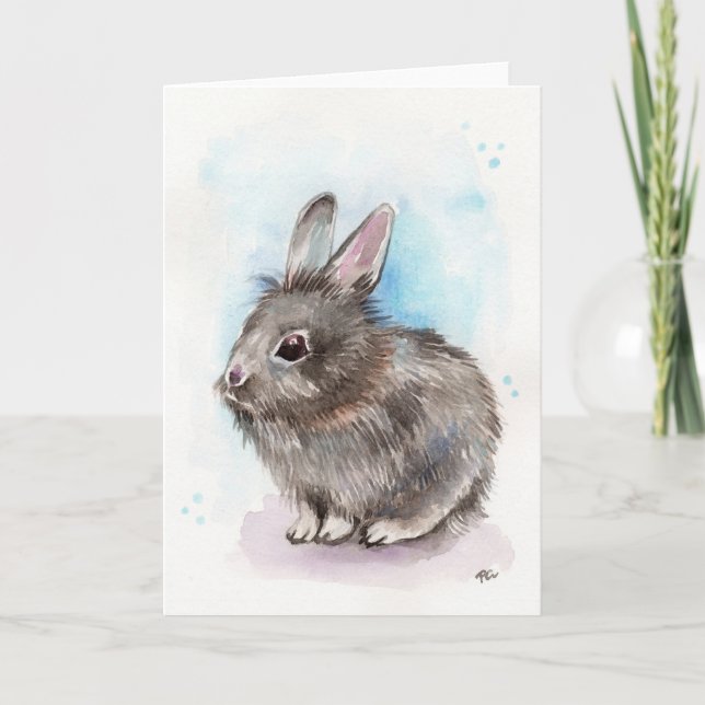 Tarjeta Gray Bunny (Anverso)