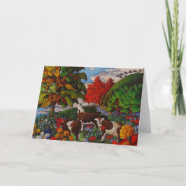Tarjeta Grazing Greeting Card