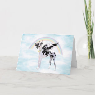 Tarjeta Great Dane Angel Harle