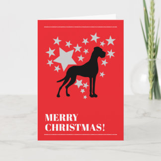 Tarjeta Great Dane Christmas