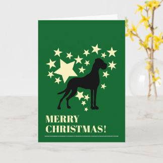 Tarjeta Great Dane Christmas