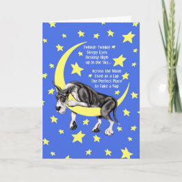 Tarjeta Great Dane Mantle Twinkle