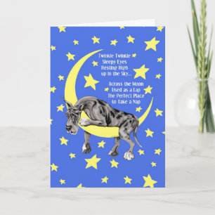 Tarjeta Great Dane Merle Twinkle