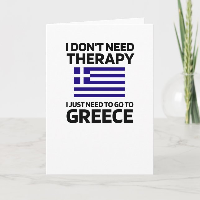 Tarjeta Grecia regala patrimonio griego hellas griego esta (Anverso)