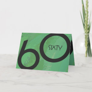 Tarjeta Green 60 Decade Birthday