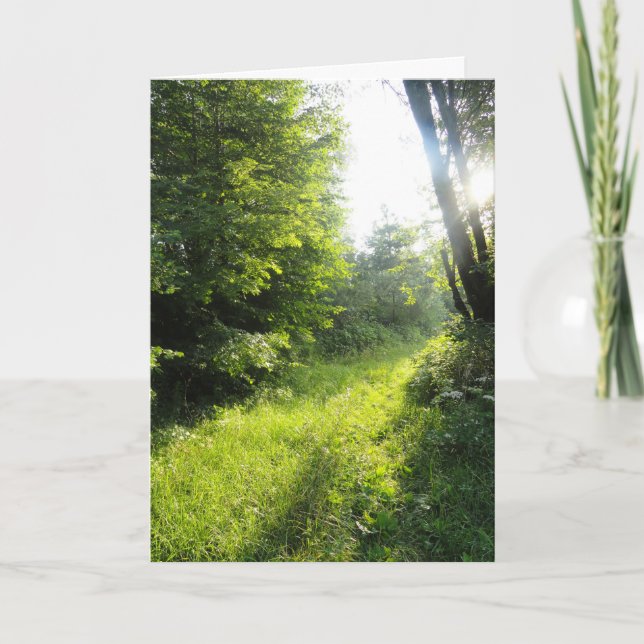 Tarjeta Green Forest Meadow (Anverso)