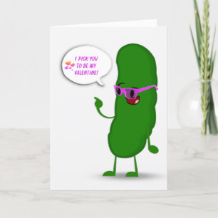 Tarjeta Green Pickle Valentine