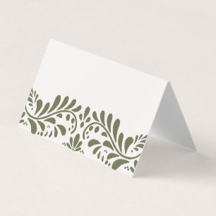 Tarjeta Green Talavera Tile Fiesta Place Decoració