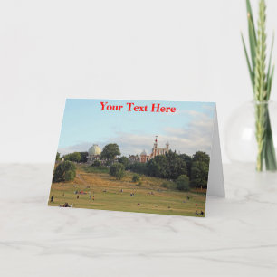 Tarjeta Greenwich Park personalizable, Londres