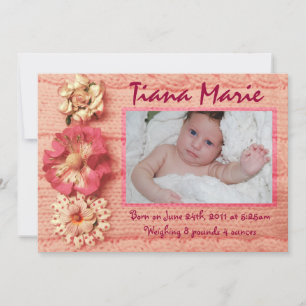 Tarjeta GreetiIng para bebé de Invitación de sudor