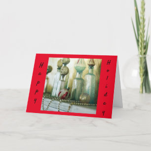 TARJETA **GREETINAS DE AMISTAD** FELICES NAVIDADES DE VACA