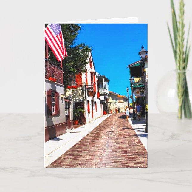 Tarjeta Greeting Card 4th of July (Anverso)