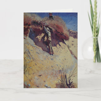 Tarjeta Greetingcard con la pintura de Winslow Homer