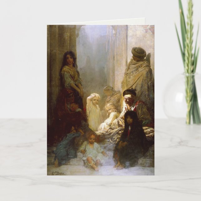 Tarjeta Greetingcard With Gustave Dore Painting (Anverso)