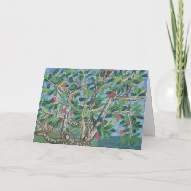 Tarjeta Grenada Almond Tree Card (Anverso)