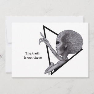 Tarjeta Grey Alien, la verdad está ahí fuera