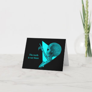 Tarjeta Grey Alien, la verdad está ahí fuera