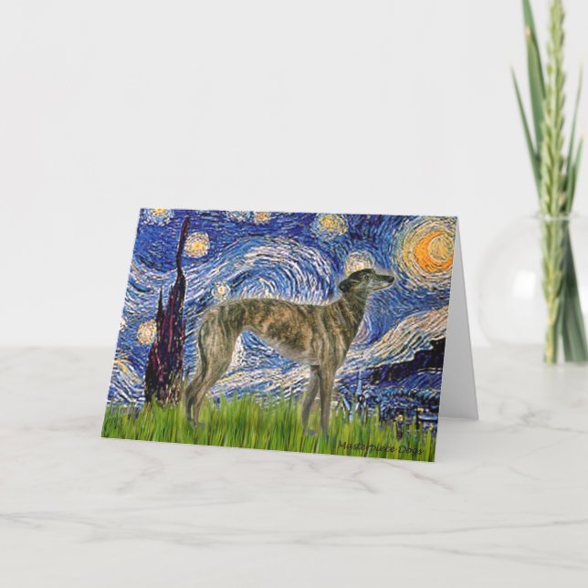 Tarjeta Greyhound (br2) - Noche estrellada (Anverso)