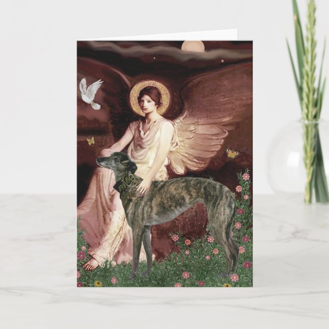 Tarjeta Greyhound (br) - Ángel sentado (Anverso)