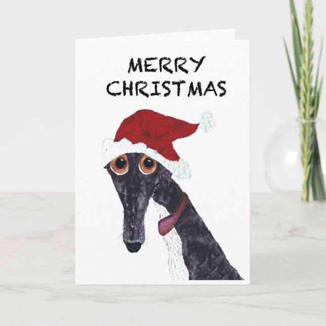 TARJETA GREYHOUND MERRY XMAS (Anverso)