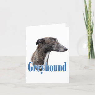 Tarjeta Greyhound Name Notecard