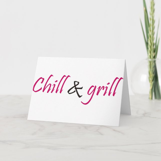 Tarjeta Grill (Anverso)