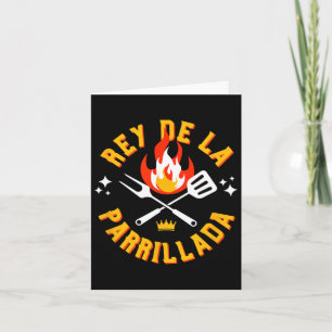 Tarjeta Grill Bbq Rbeque Español