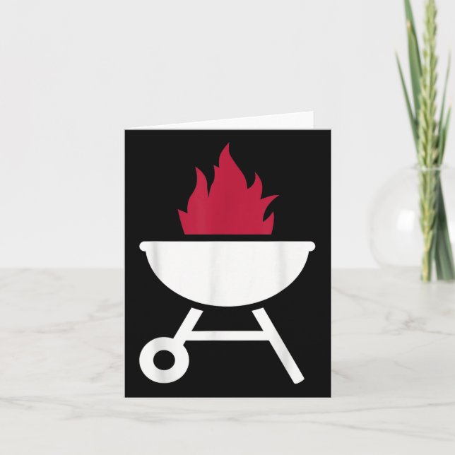 Tarjeta Grill Con Fuego (Anverso)