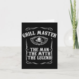 Tarjeta Grill Master The Man