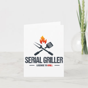 Tarjeta Griller serie Bbq Smoker Grillmaster Funny Grill