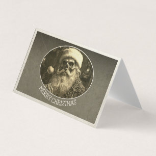 Tarjeta Grim Navidad - Santa Esqueleto  65609