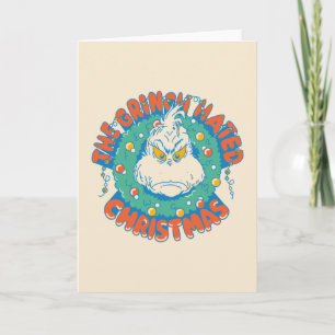 Tarjeta Grinch Odió La Navidad