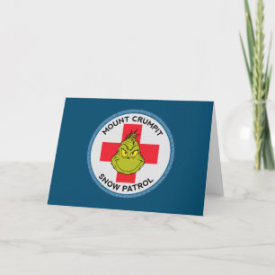 Tarjeta Grinch   Patrulla De Nieve Crumpit Mt.