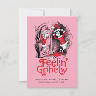 Tarjeta Grinch Sintiéndose Gruñón